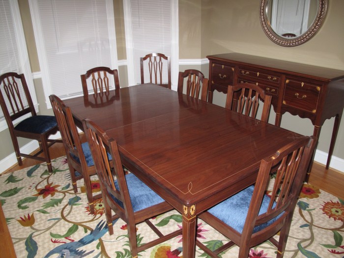 Dining Room Table and Chairs