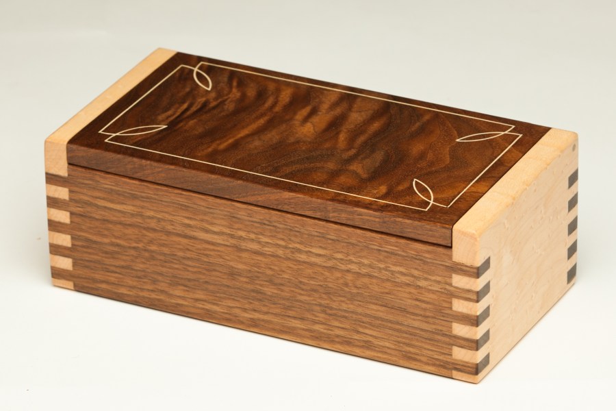 Holly Inlay Jewelry Box